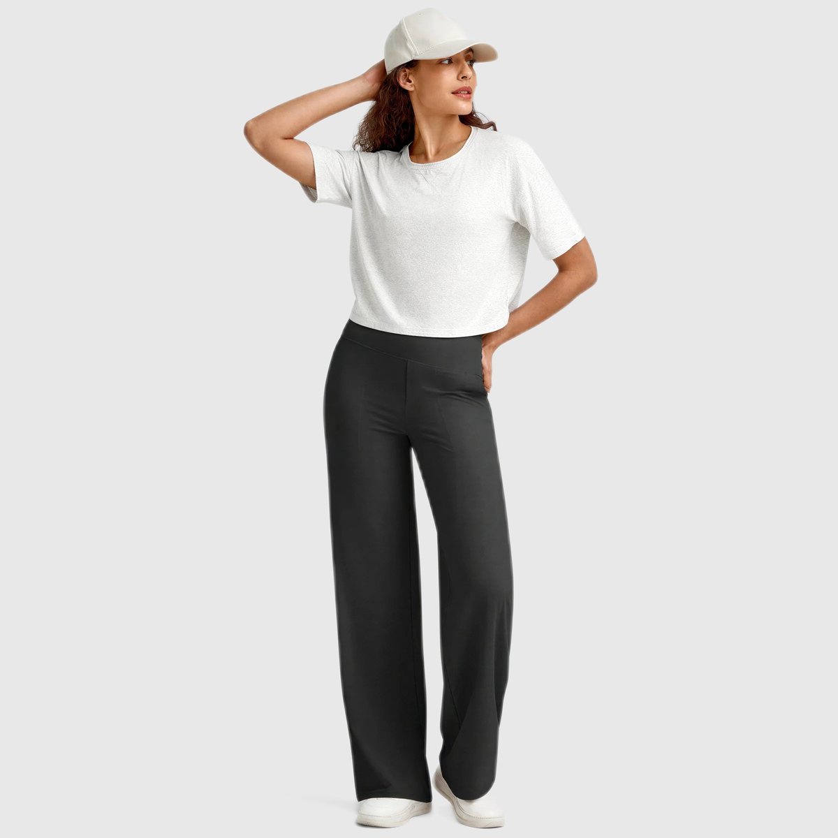 High Waisted Wide Leg Pants