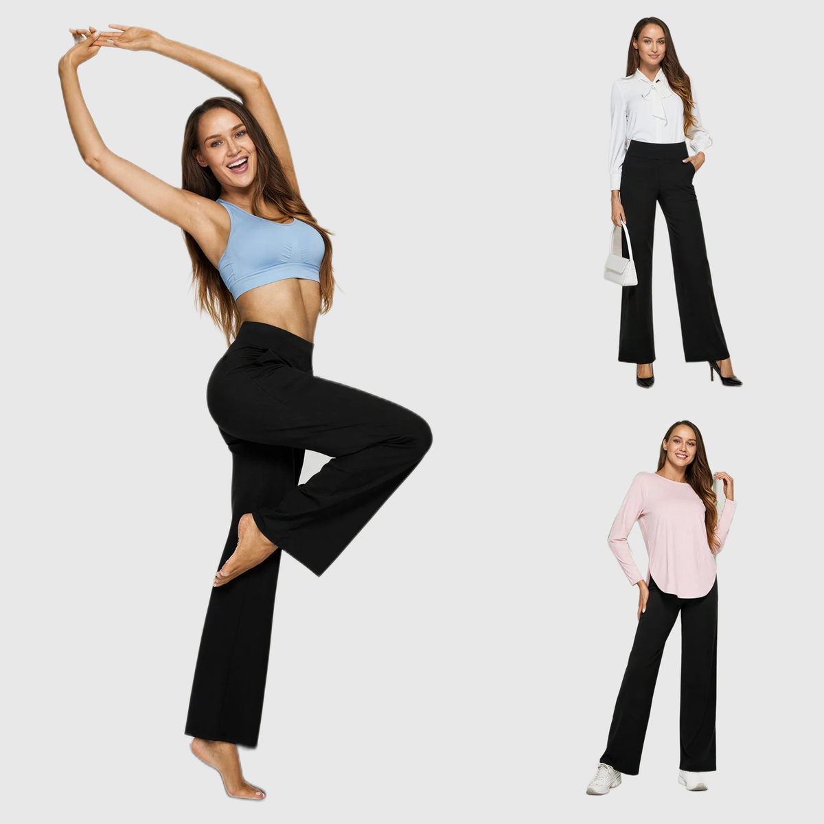 High Waisted Wide Leg Pants