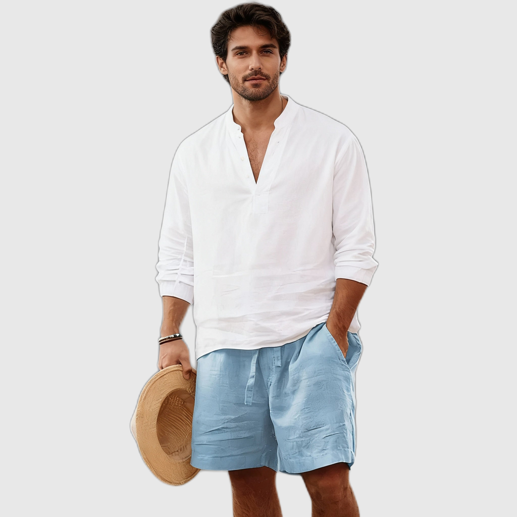Relaxed Fit Drawstring Shorts