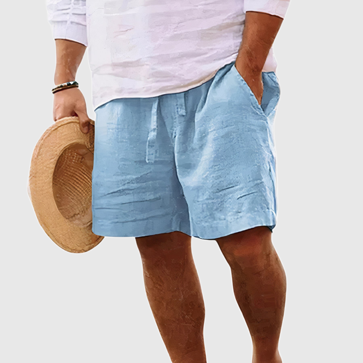 Relaxed Fit Drawstring Shorts