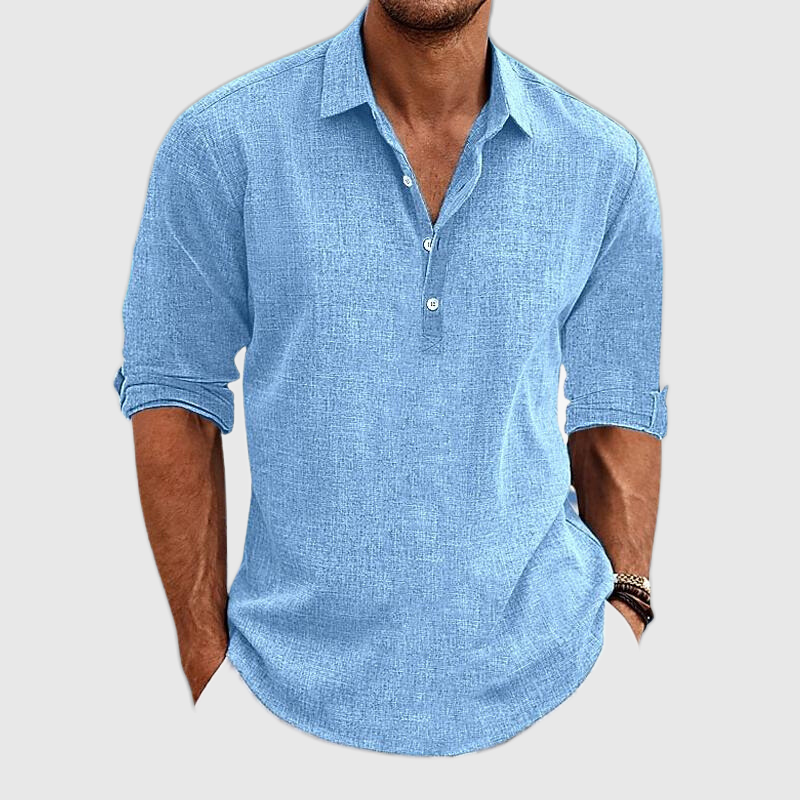 Long Sleeve Popover Shirt