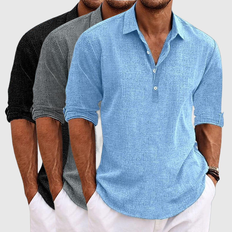 Long Sleeve Popover Shirt