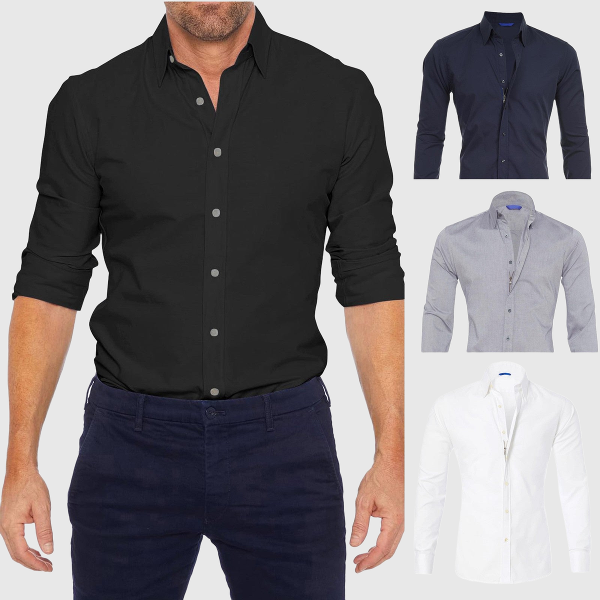 Slim Fit Button Up Shirt